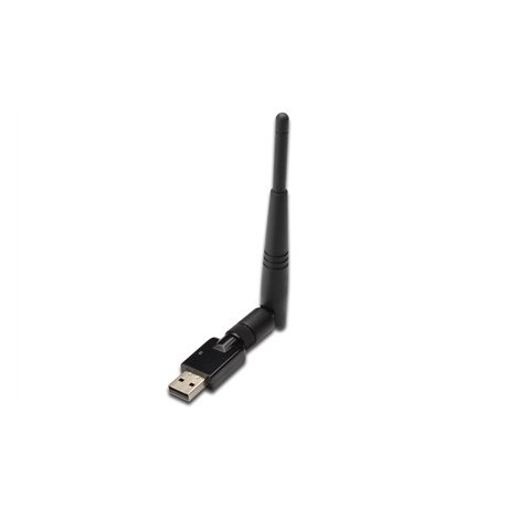 Digitus | Wireless 300N USB 2.0 adapter, 300Mbps Realtek 8192 2T/2R, external Antenna, with WPS | 300 Mbit/s